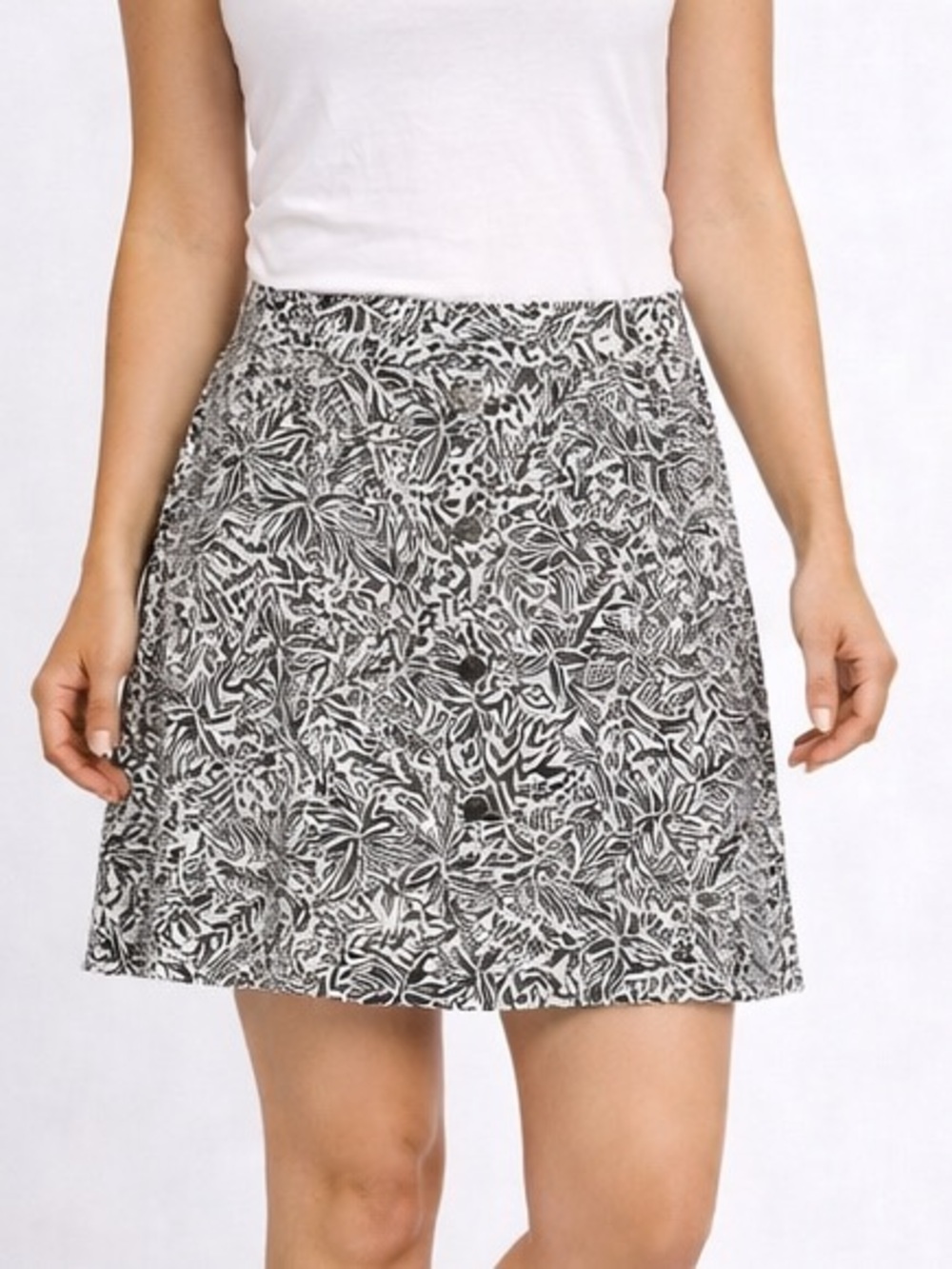 Maurice’s Women’s Floral Button-Up Skirt - Size Large